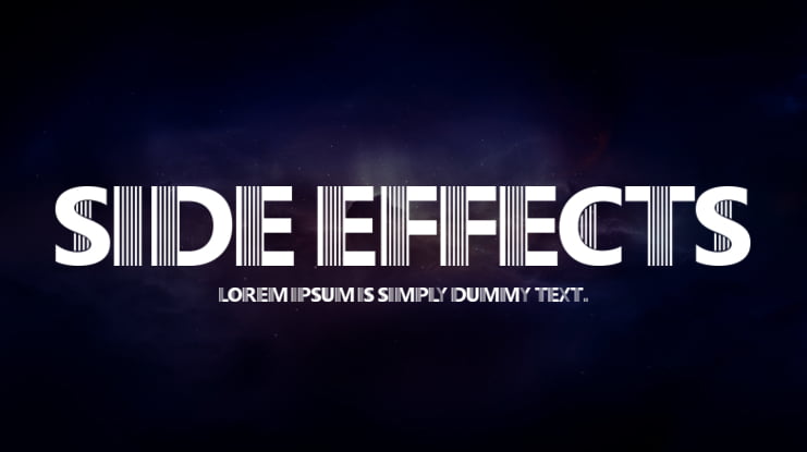 Side Effects Font