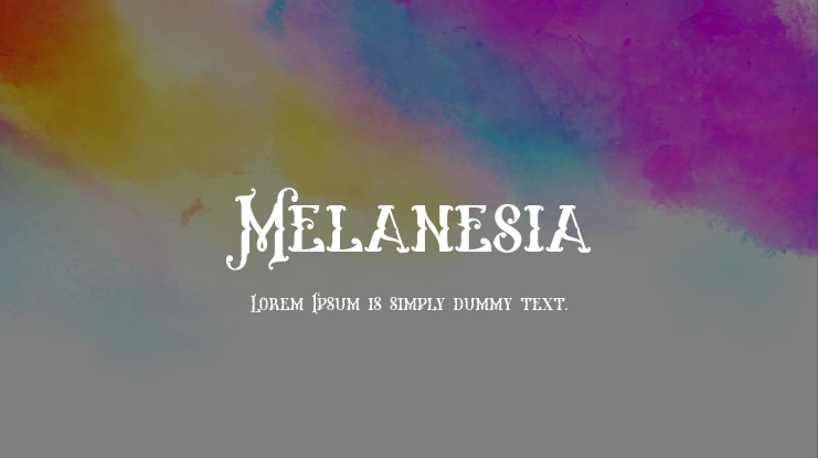 Melanesia Font