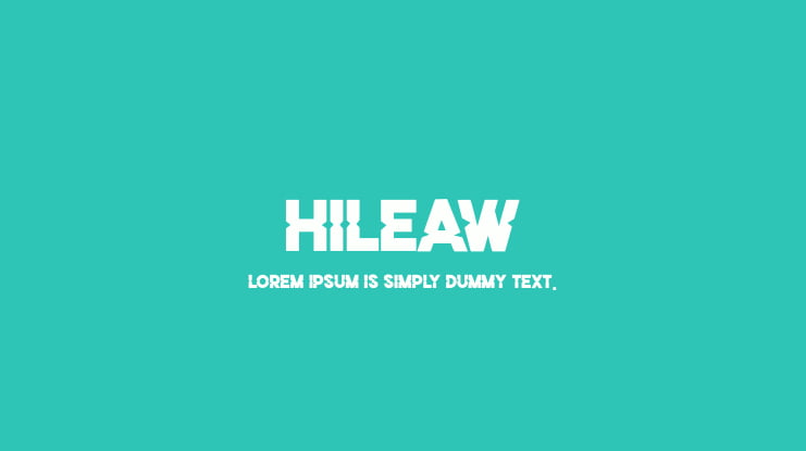 hileaw Font