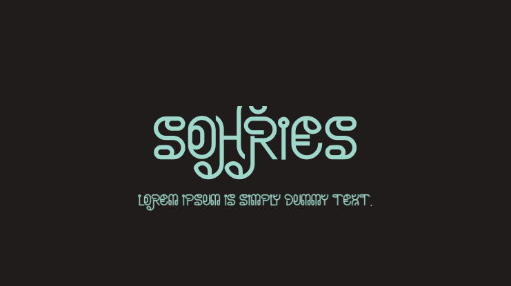 SOHRIES Font