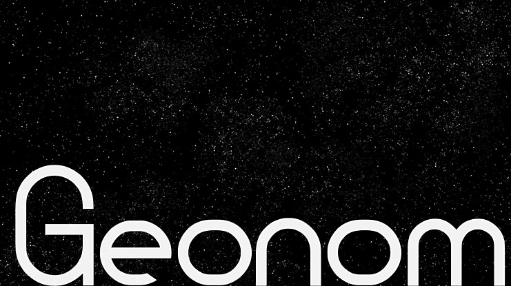 Geonomi Font