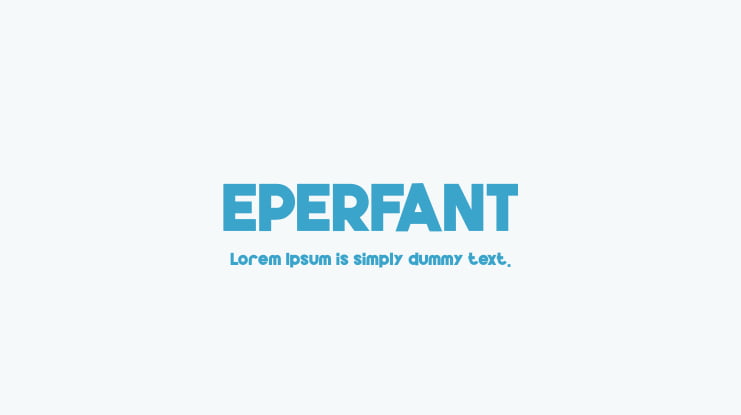 EPERFANT Font
