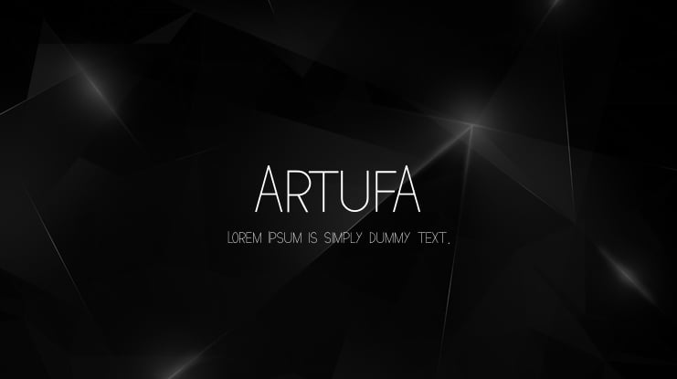 ArtufA Font