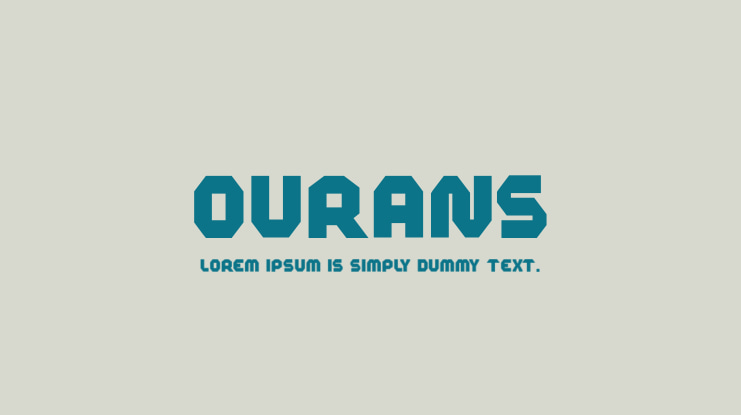 ourans Font