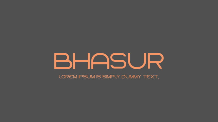 bhasur Font