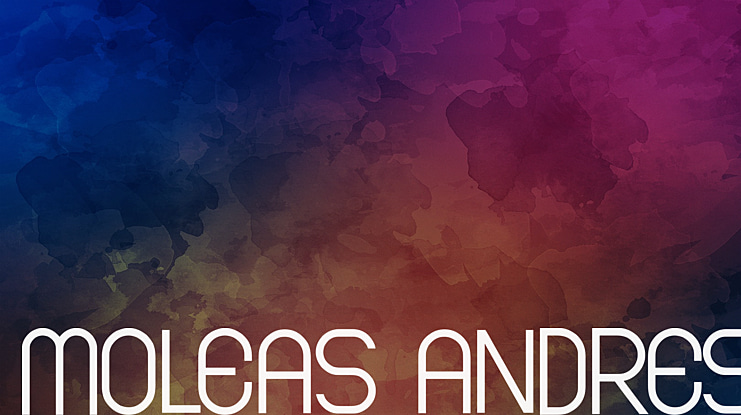 MOLEAS ANDRES Font