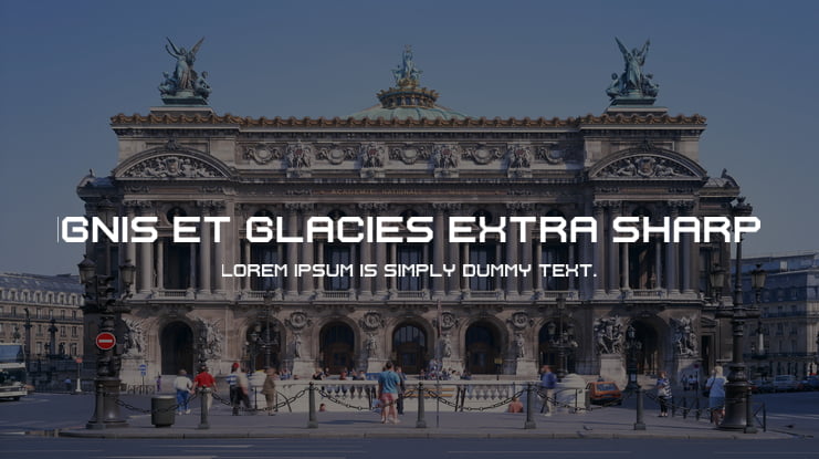 Ignis et Glacies Extra Sharp Font Family