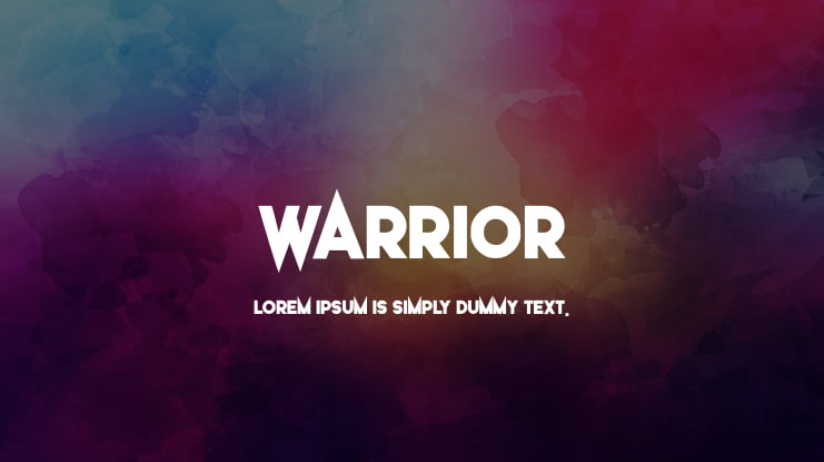 warrior Font