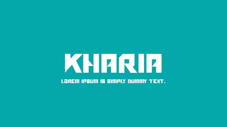 kharia Font