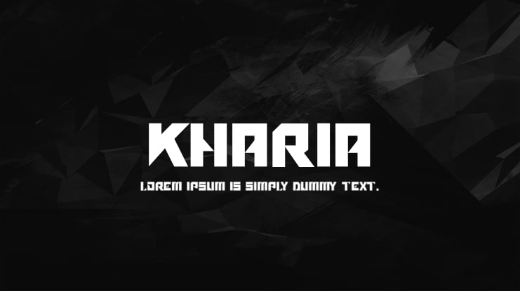 kharia Font