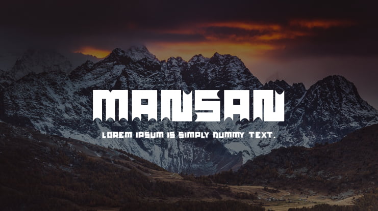 mansan Font