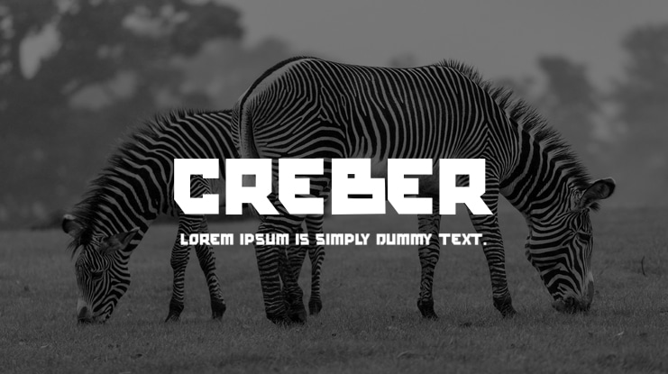 CREBER Font