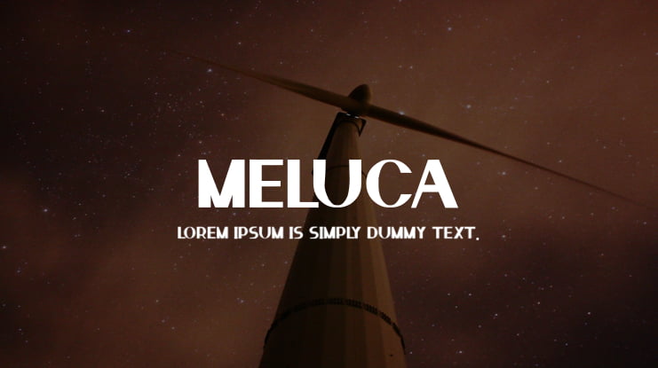 MELUCA Font