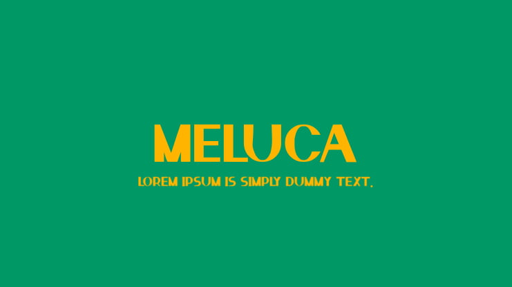MELUCA Font