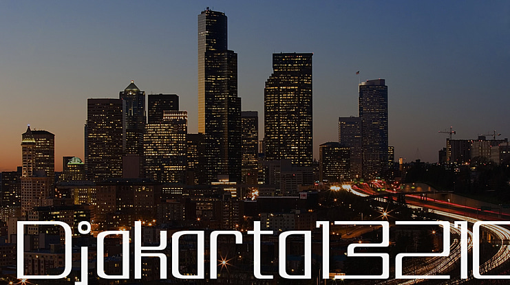 Djakarta 13210 Font