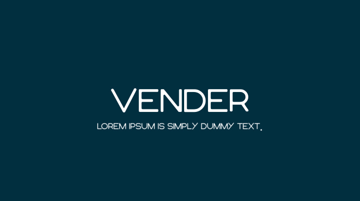 vender Font