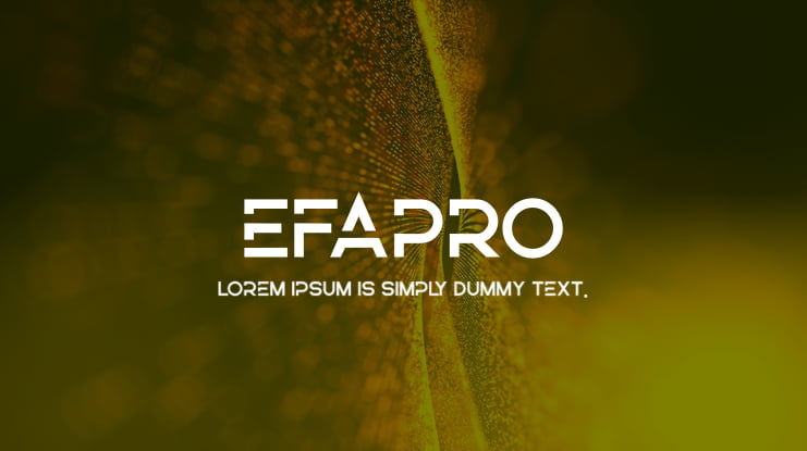 efapro Font