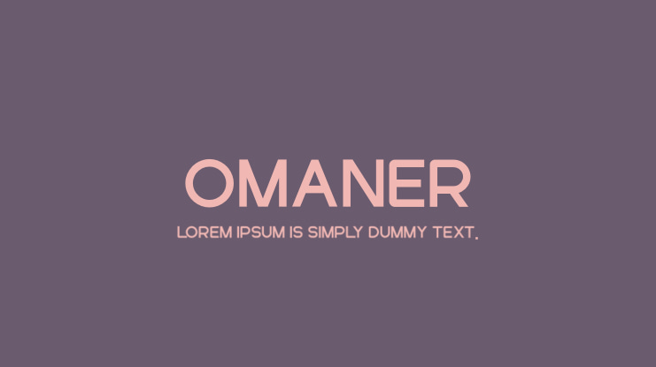 omaner Font