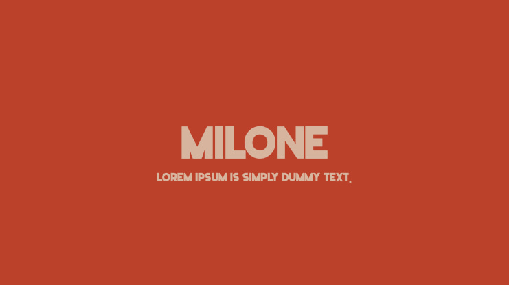 milone Font
