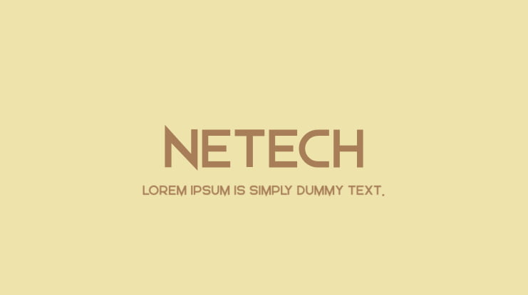 NETECH Font
