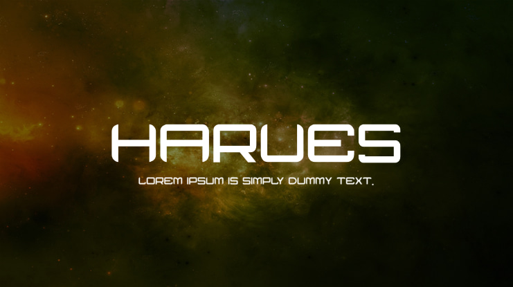 HARUES Font