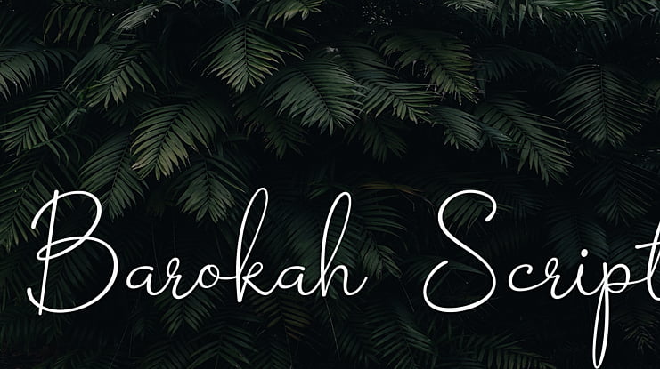 Barokah Script Font
