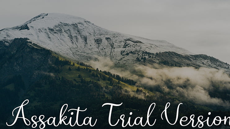 Assakita Trial Version Font