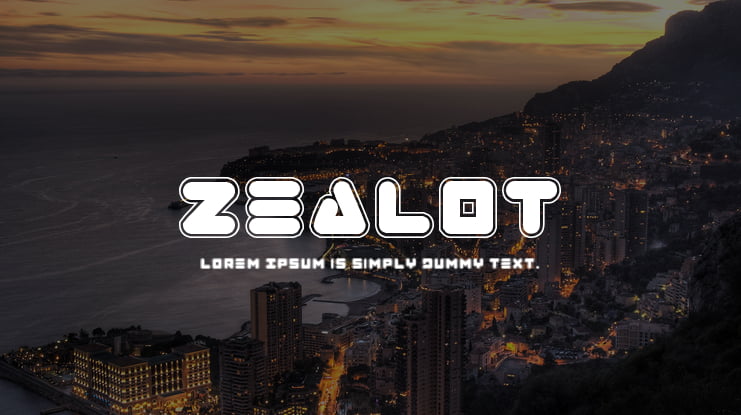 Zealot Font Family