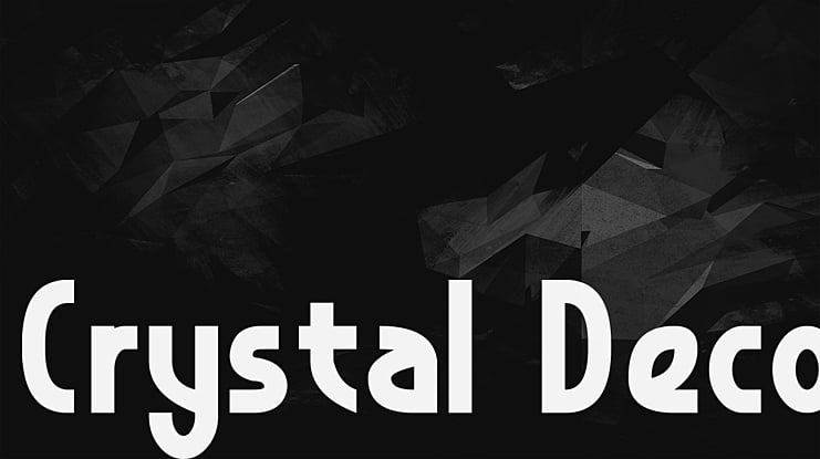 Crystal Deco Font Family