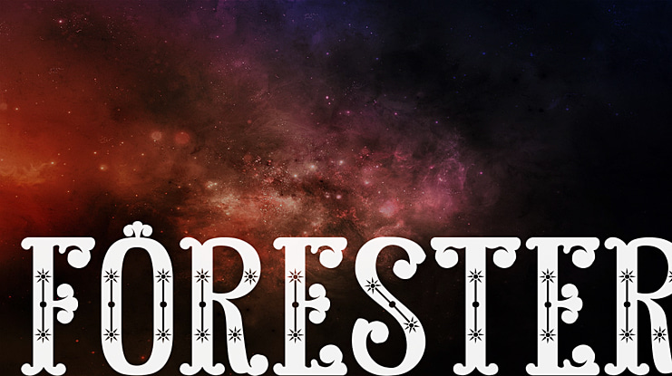 FORESTER Font