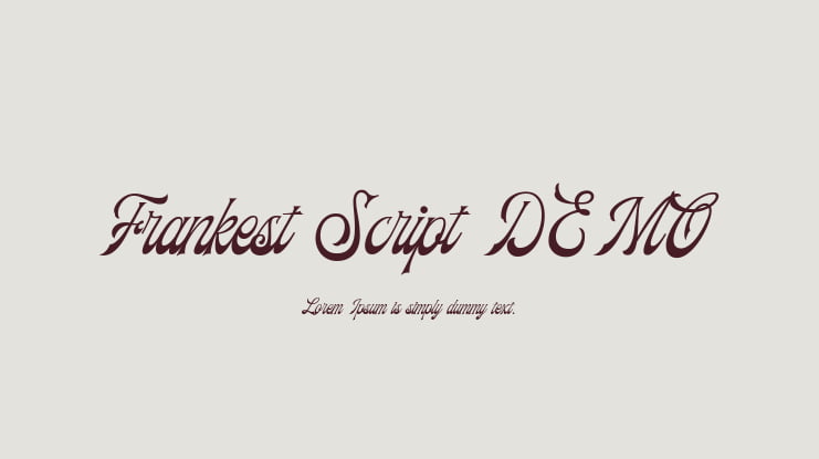 Frankest Script DEMO Font
