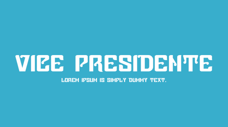Vice Presidente Font