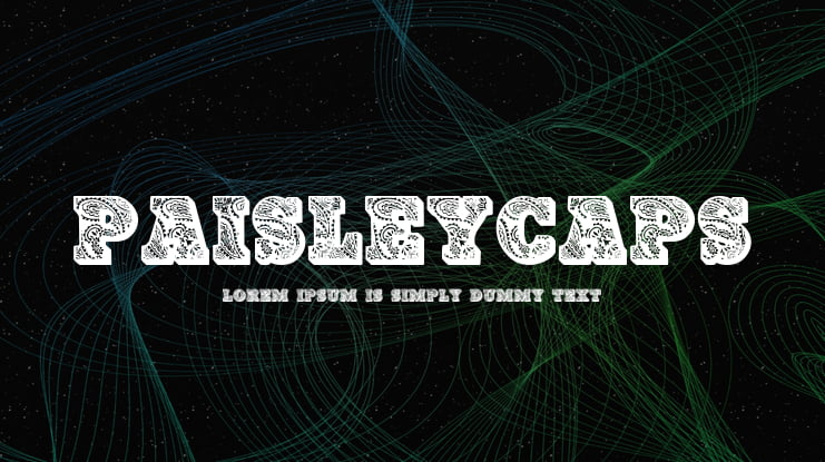 PaisleyCaps Font