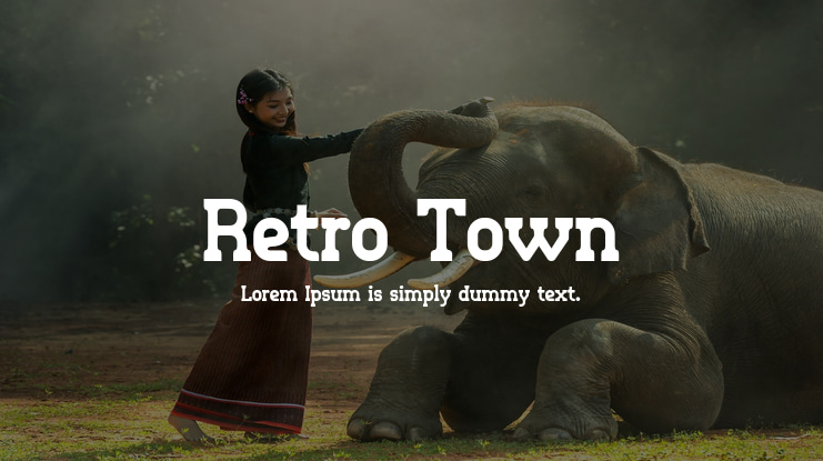 Retro Town Font Family