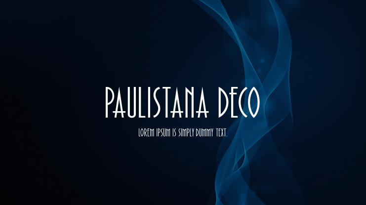 Paulistana Deco Font