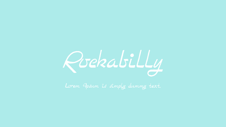 Rockabilly Font