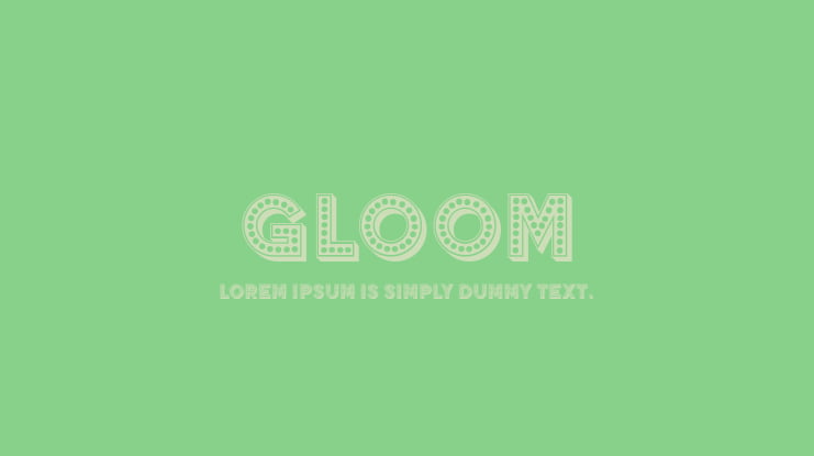 Gloom Font