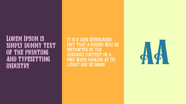 Black Rainbow Serif FREE Font