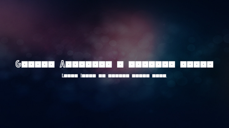 Grande Andretti - limited chars Font Family