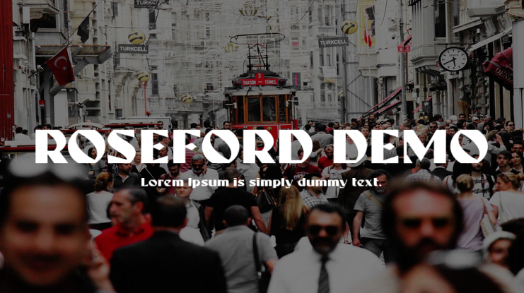 ROSEFORD DEMO Font