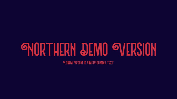 Northern Demo Version Font