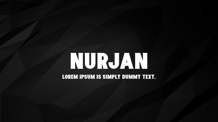 Nurjan Font
