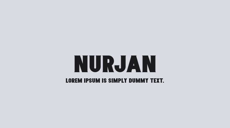 Nurjan Font