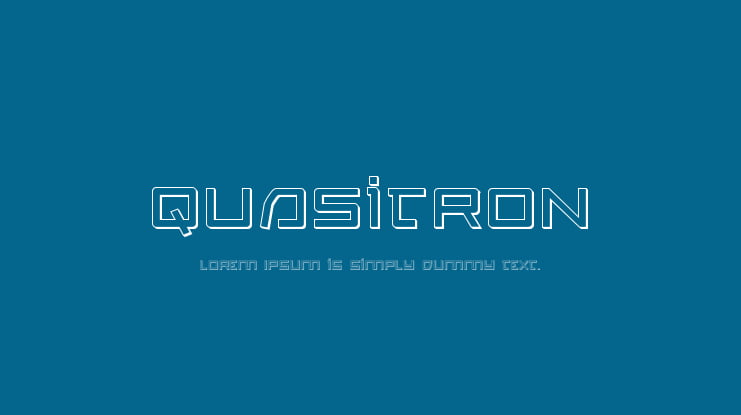 Quasitron Font Family