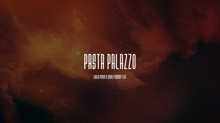 Pasta Palazzo Font