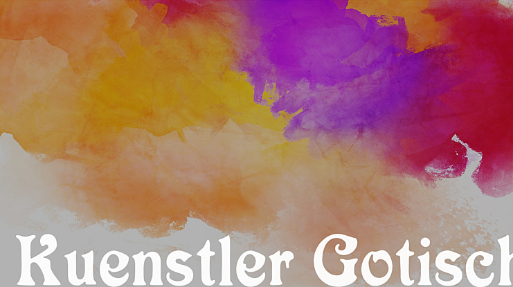 Kuenstler Gotisch Font