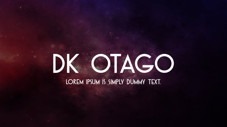 DK Otago Font