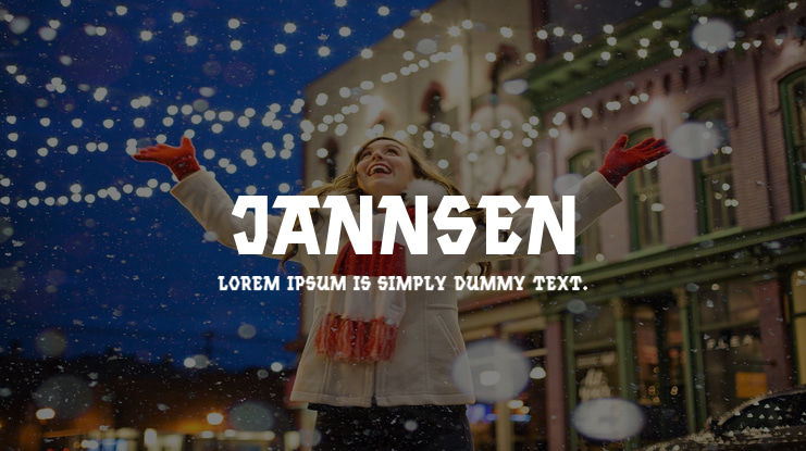 Jannsen Font