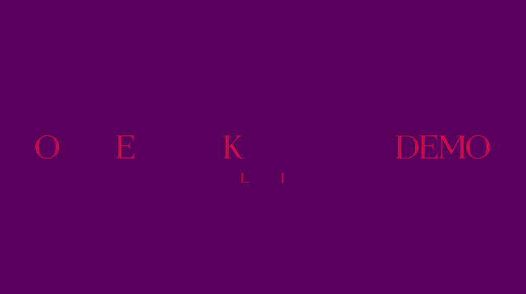 Open Egmont Kapitalen (DEMO) Font