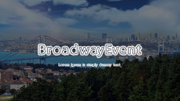 BroadwayEvent Font